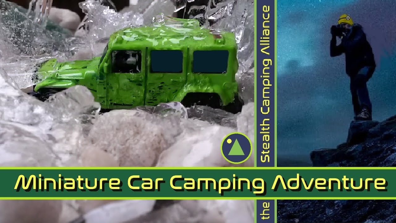 Miniature Car Camping Adventure