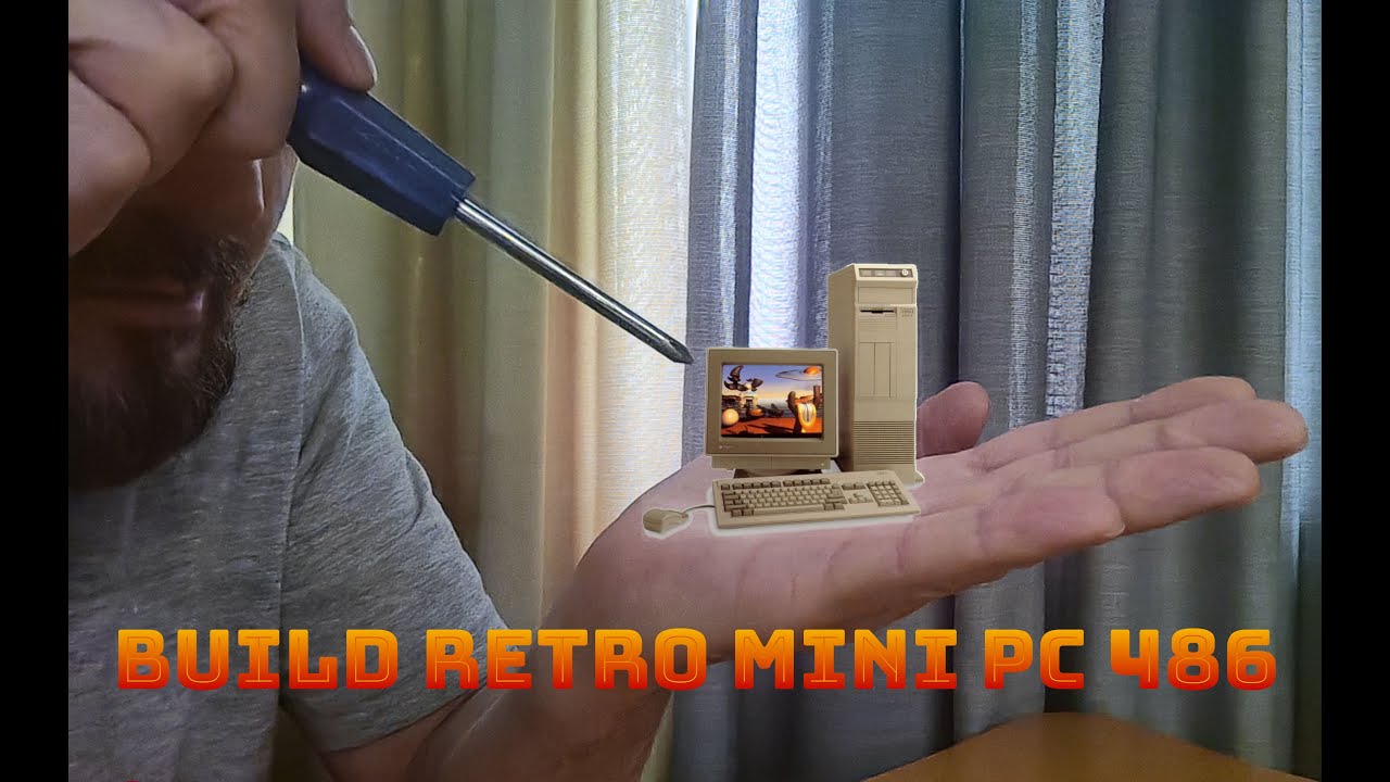 Build Mini Retro PC 486 / Сборка 486 компьютера