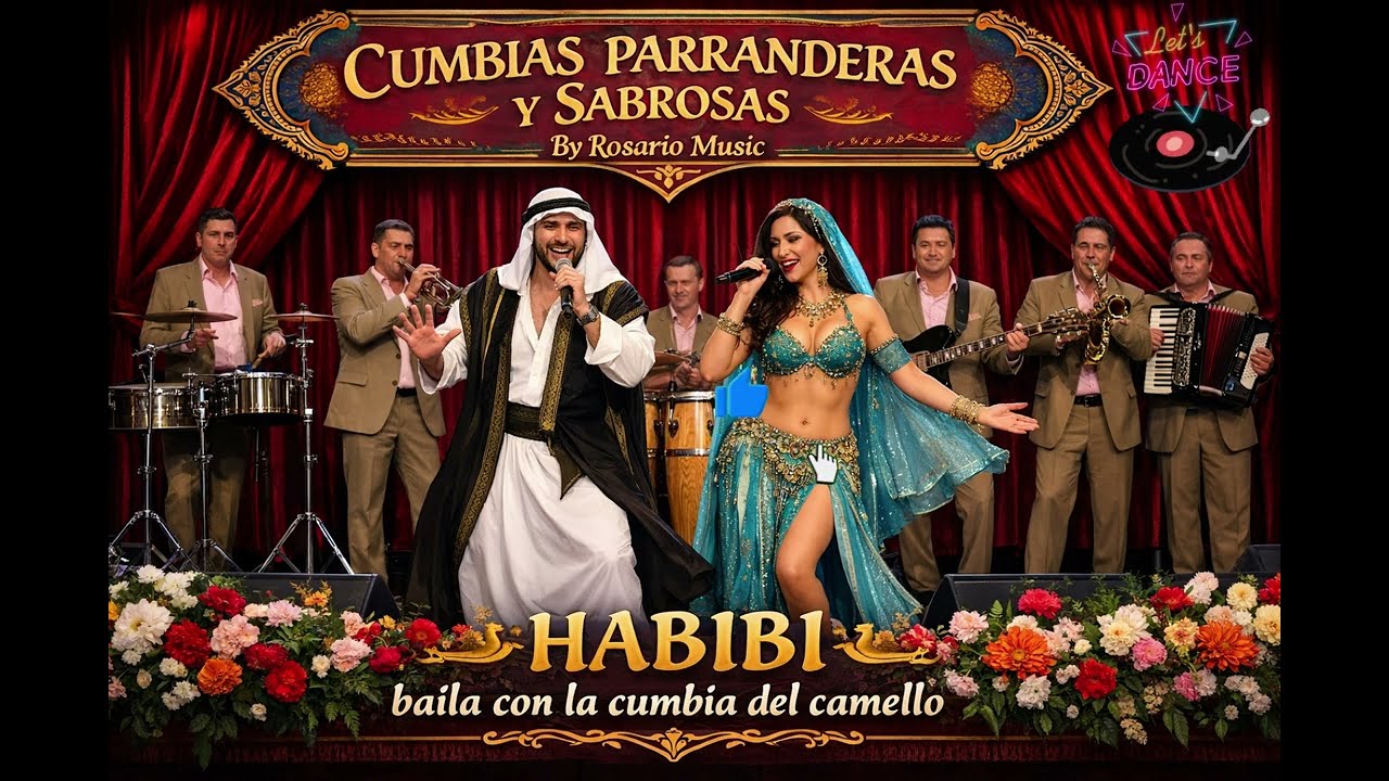 CUMBIAS PARRANDERAS Y SABROSAS  BAILA  CON LA CUMBIA DEL CAMELLO HABIBI ! baila baila baila 🌺🌸