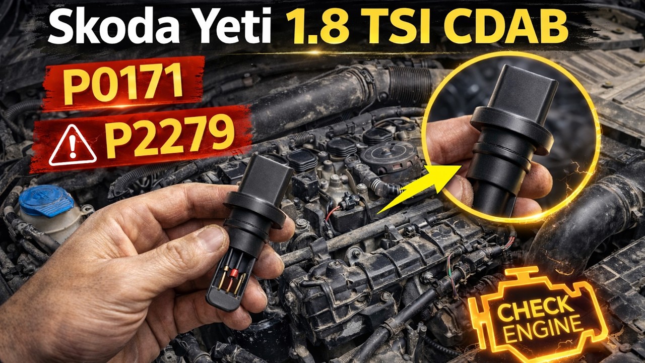 Skoda Yeti 1.8 TSI CDAB —  Ошибки P0171 и P2279 | Нашел причину