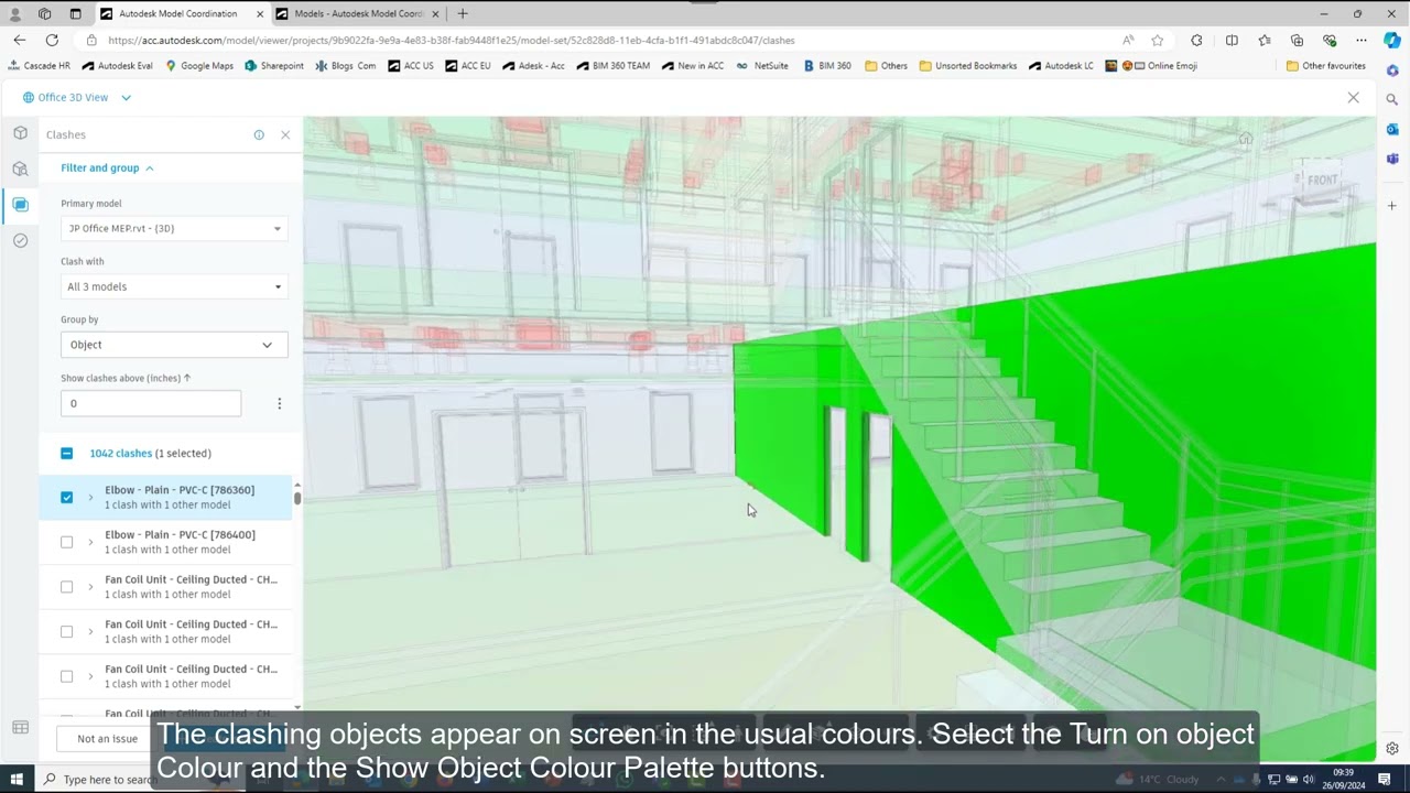 BIM Collaborate Object Colours