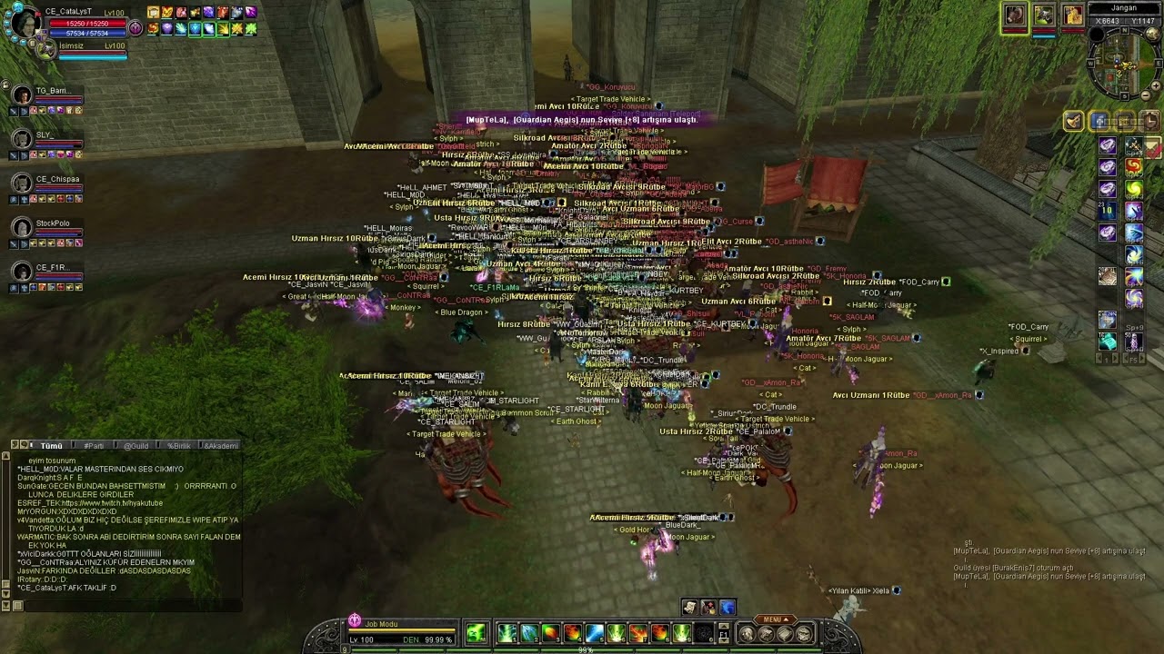 TRSRO Nemrut Thief Union vs Hunter Union (Baseden &Ccedil;ıkamıyor)