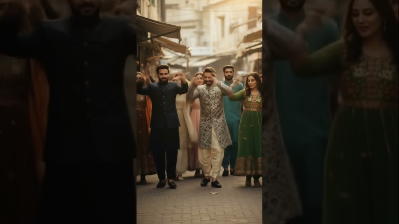 Pakistan Traditional dresses #DreamScreenAI #fashion