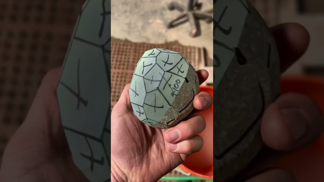 Magic vs skill. It&rsquo;s not fake, it&rsquo;s a glass and stone sculpture. #shorts #art #process