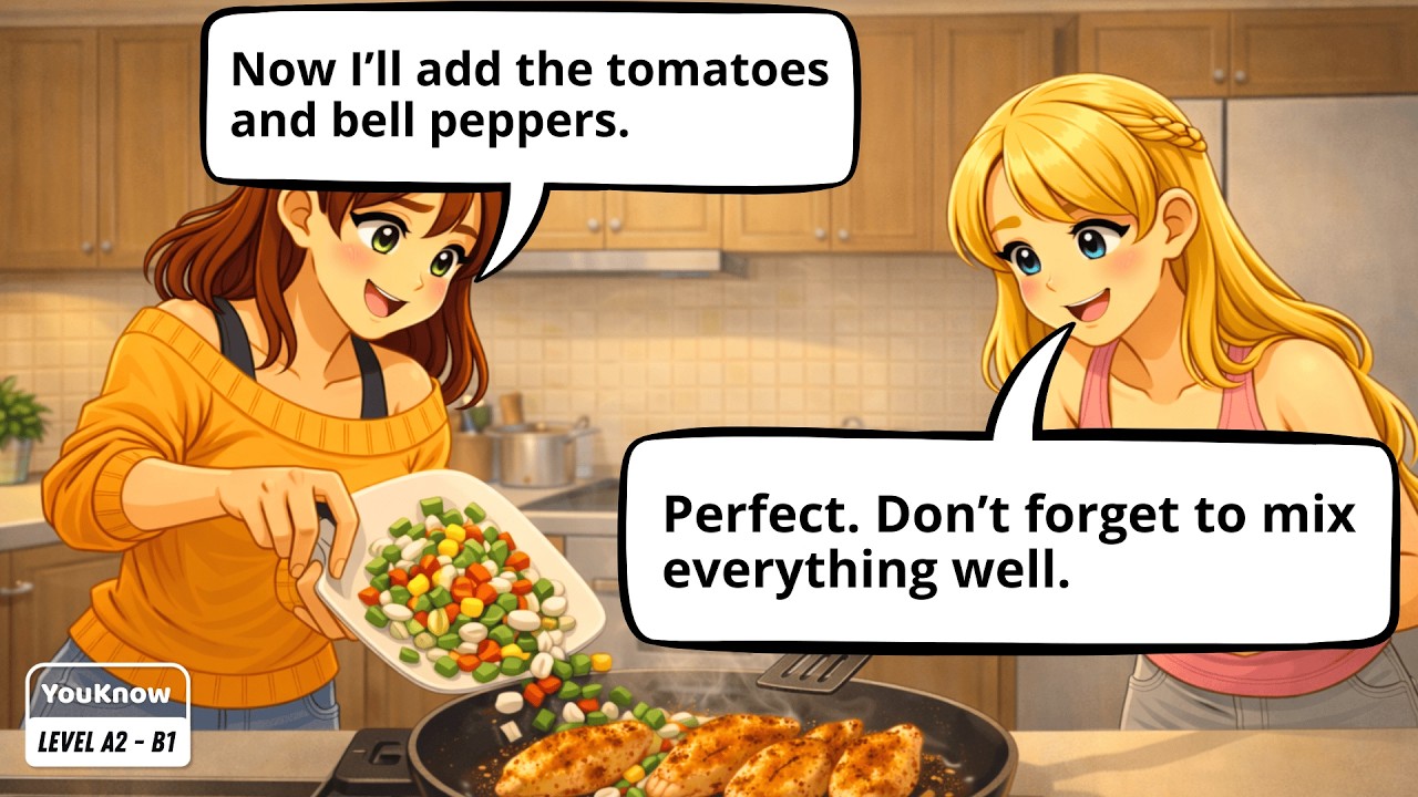 Cooking at Home | Learn English Through Conversations
