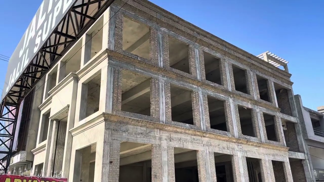40 Feet Span of Column for 5 Storey Building