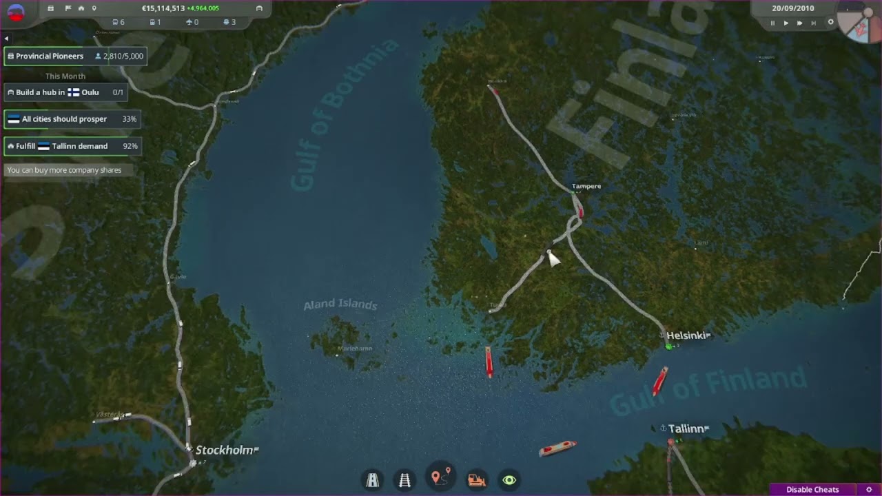 Expanding my baltic transport company