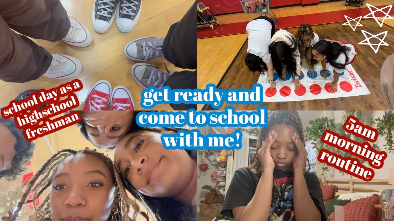 GRWM and come with me to school! School day in my life | Freshman school vlog