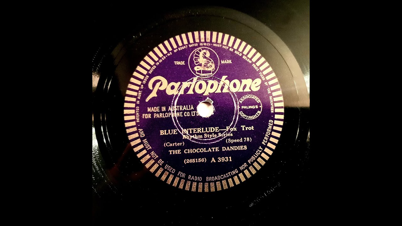 CHOCOLATE DANDIES – BLUE INTERLUDE – Parlophone A3931
