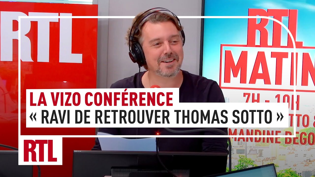 La Vizo Conférence : " Ravi de retrouver Thomas Sotto "