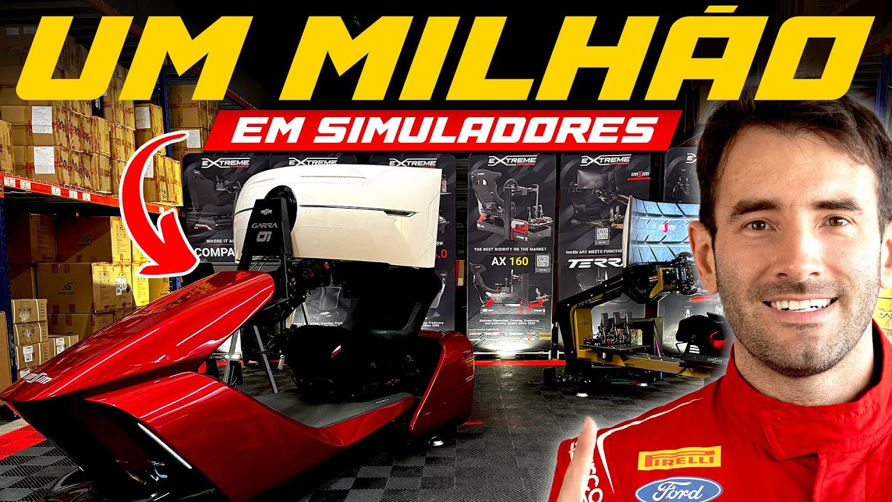 TESTE EXCLUSIVO! Simuladores MILIONÁRIOS da EXTREME SIMRACING! 🔥