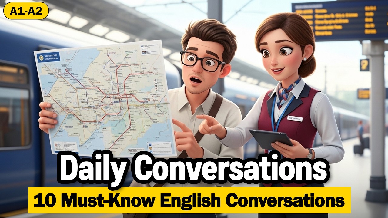 10 Must-Know Mini English Conversations for Beginners | Daily English Speaking Practice