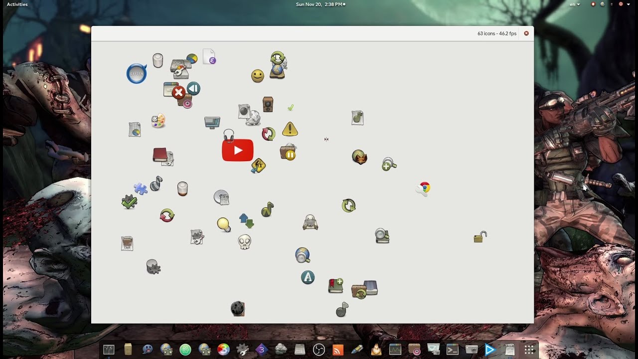 [BUUF] An artistic icon set for GNOME 3.22 ..& the GTK4 fishbowl demo!