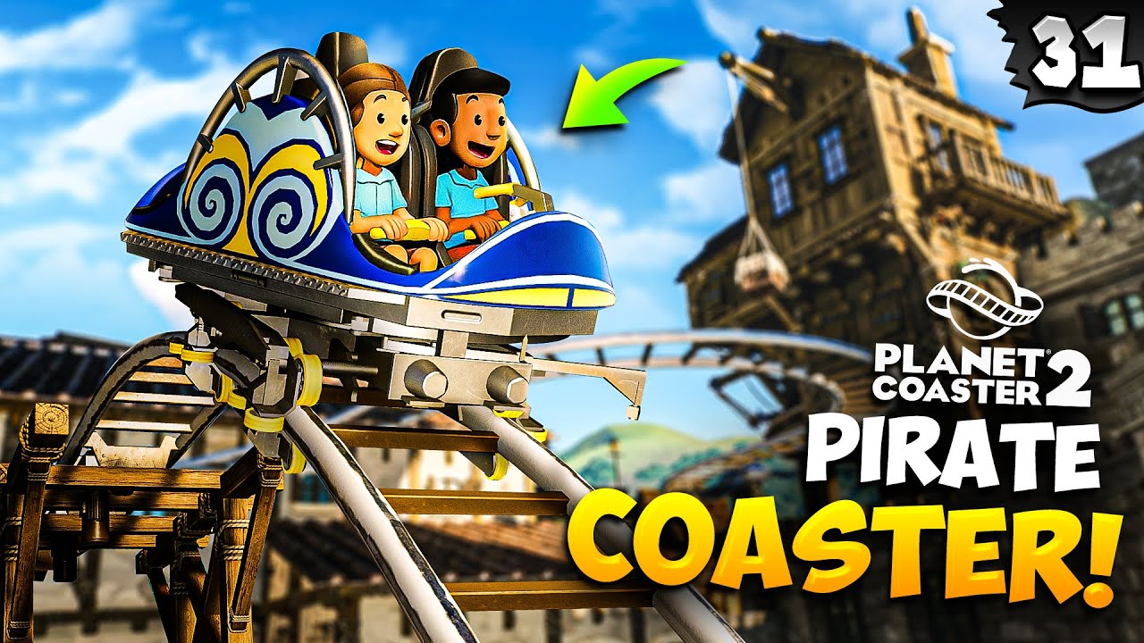 I Built a PIRATE Roller Coaster in Planet Coaster 2! (#31)