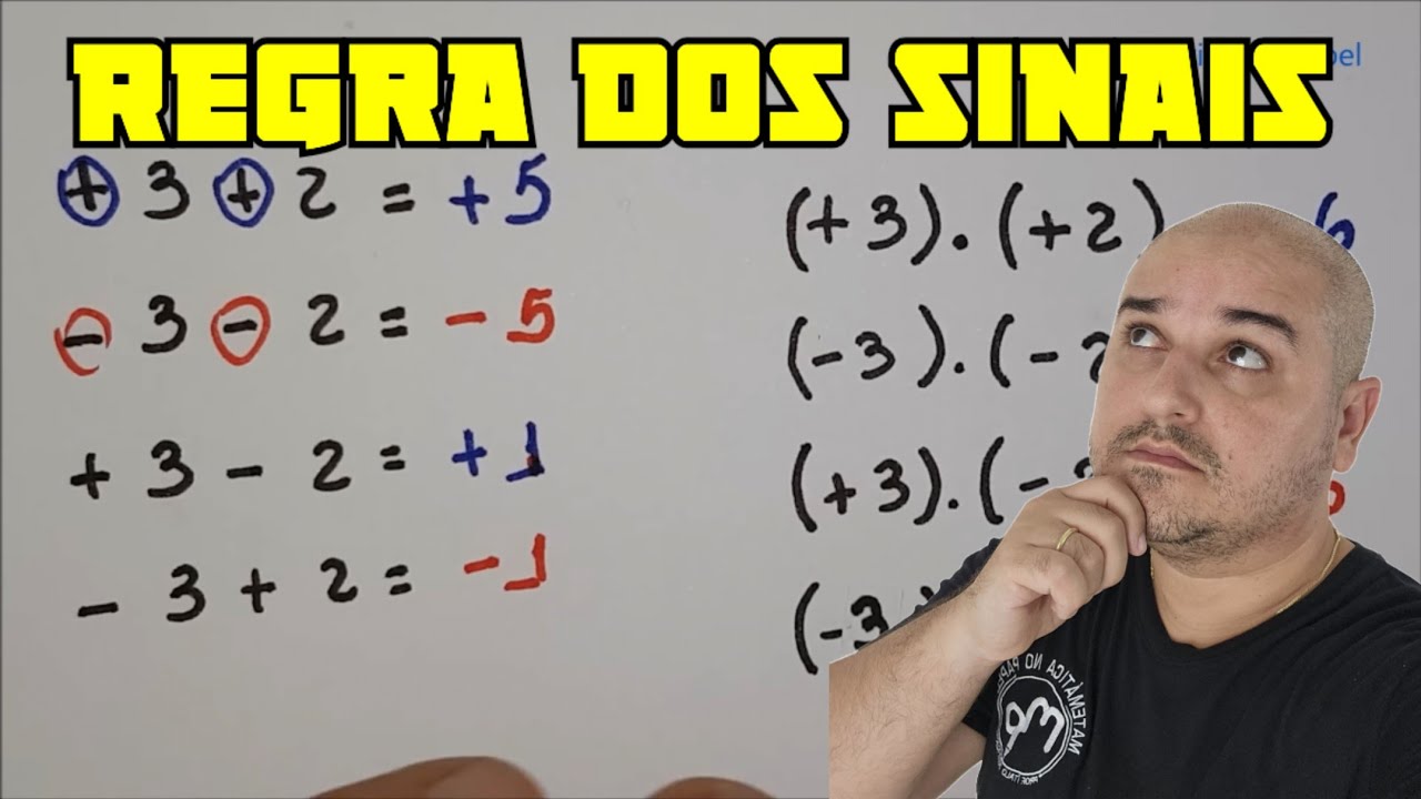 Regra dos Sinais - Jogo do Sinal