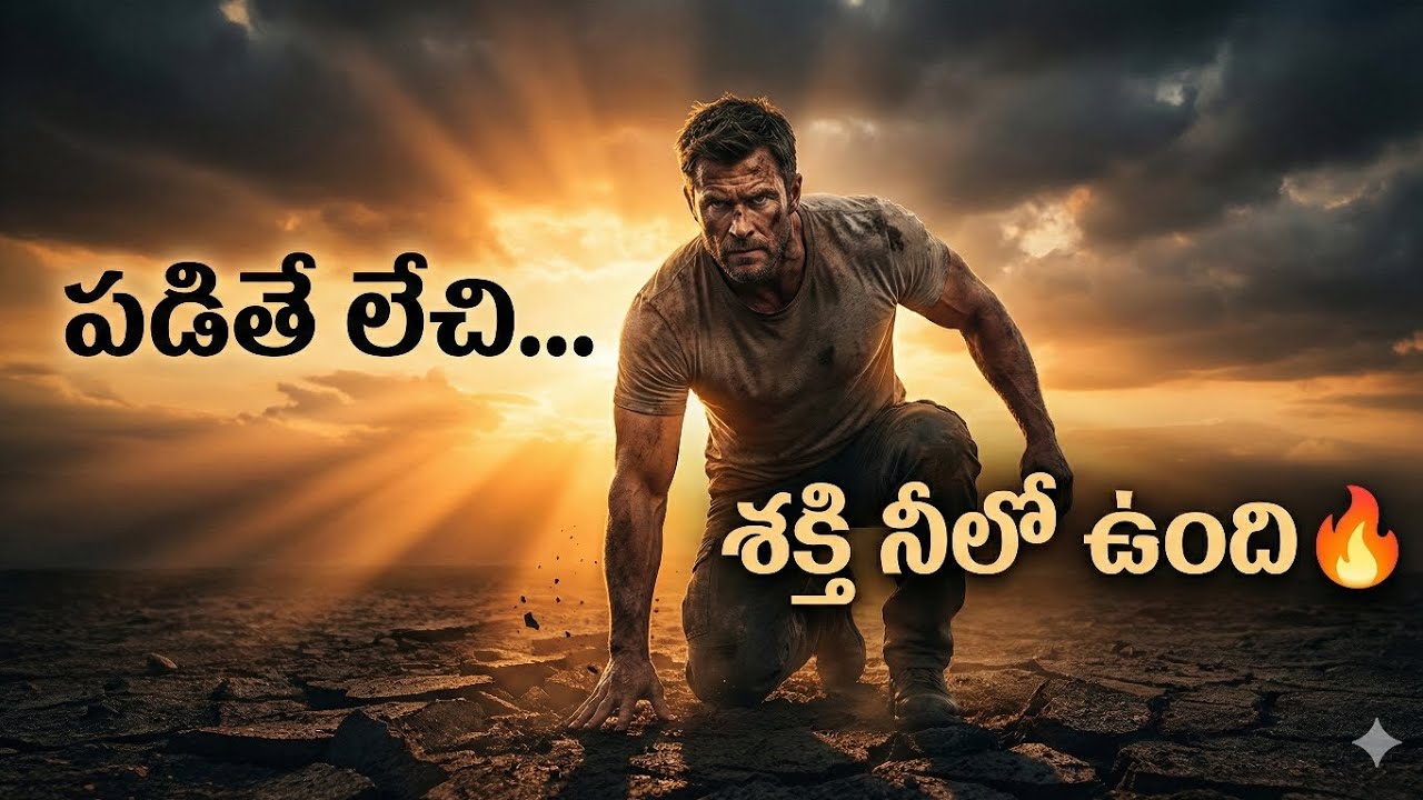పడితే లేచి శక్తి నీలో ఉంది | Telugu Motivational Song | Never Give Up