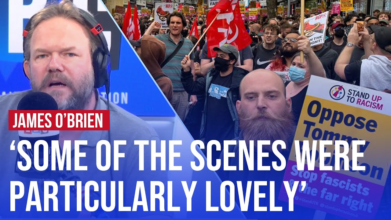 James O'Brien praises counter-protests after days of rioting in the UK | LBC