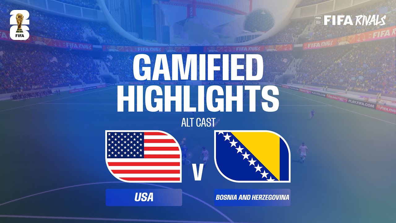 Alt Cast Highlights: USA v Bosnia and Herzegovina | FIFA World Cup 2026&trade;