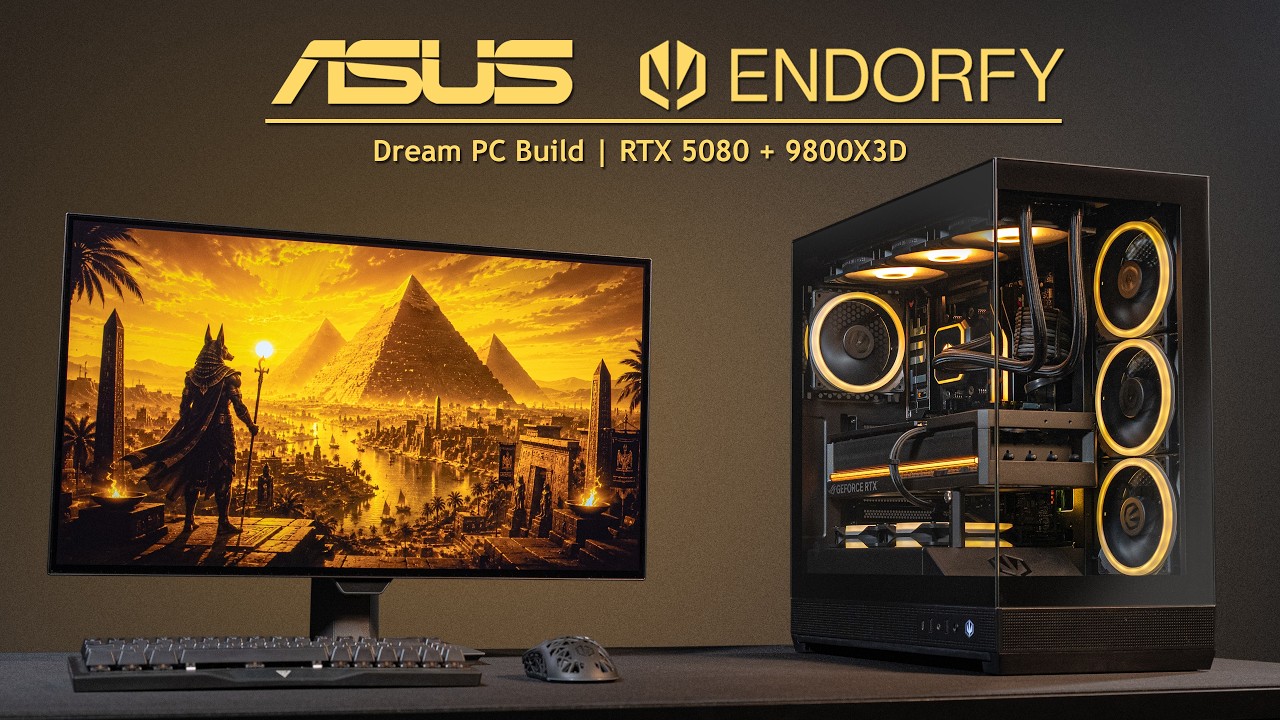 Сборка игрового ПК мечты | RTX 5080 ROG Astral + 9800X3D + ENDORFY Fishtank 6000