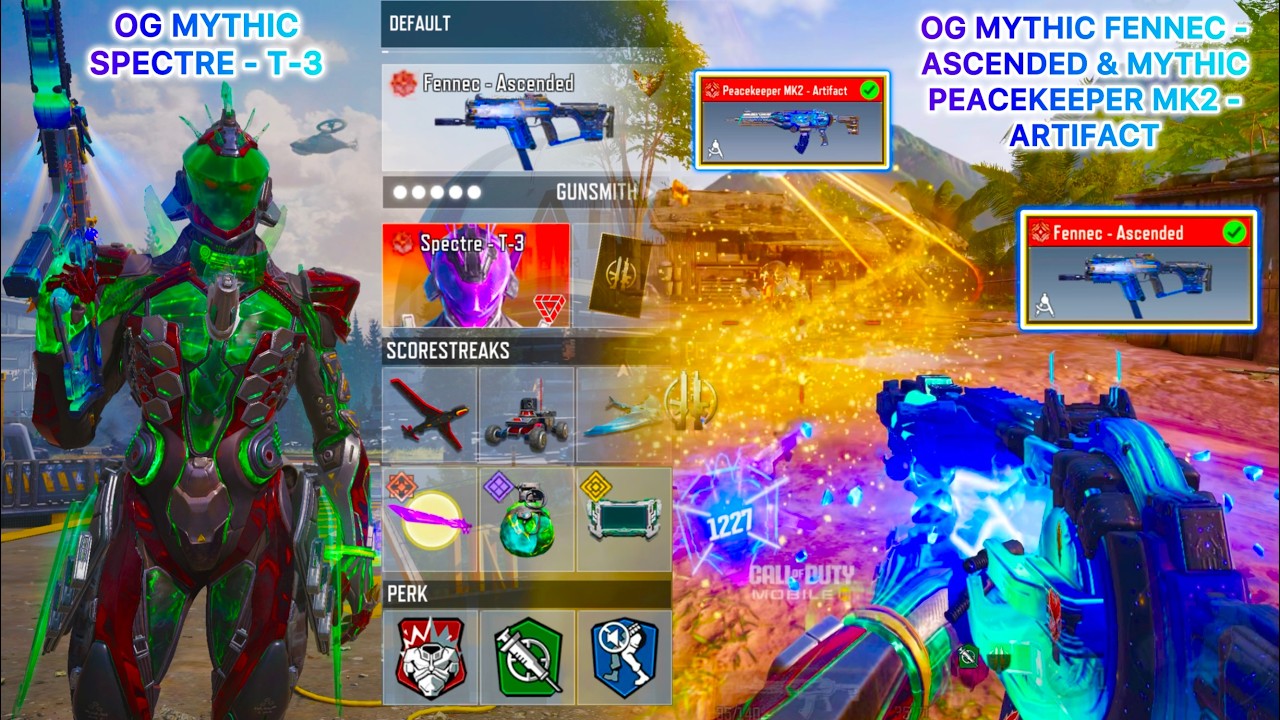 OG Mythic Fennec & Mythic Peacekeeper goes PERFECT with OG Mythic Spectre to tear down all in CODM 🔫