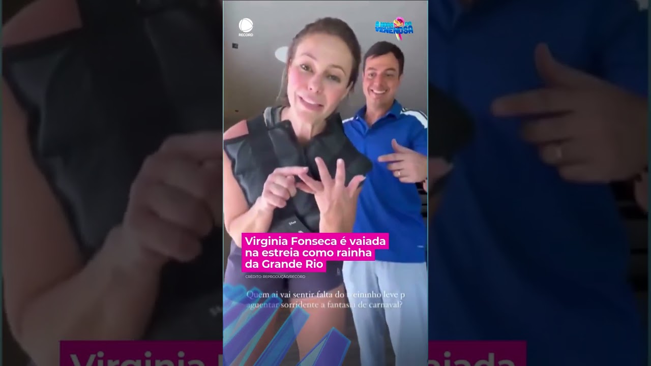 Virginia Fonseca é vaiada na estreia como rainha do Grande Rio