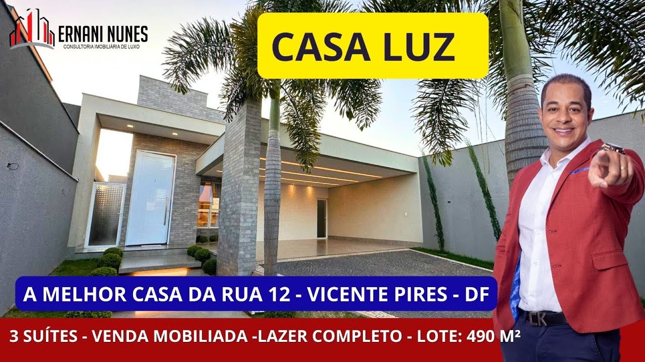 A CASA MAIS TOP DA RUA 12 VICENTE PIRES LOTE 500 mts / MOBILIADA