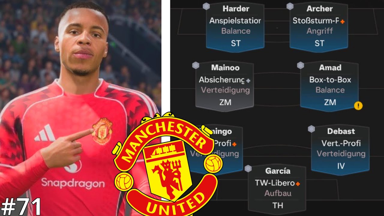 FC 25: 🤔 MIT NEUER TAKTIK ZUR MEISTERSCHAFT ?!? 🔥 Man United Karrieremodus #71