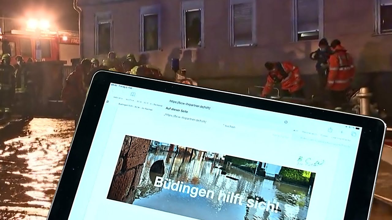 Spendenaktion für Hochwasser-Opfer in Büdingen | hessenschau