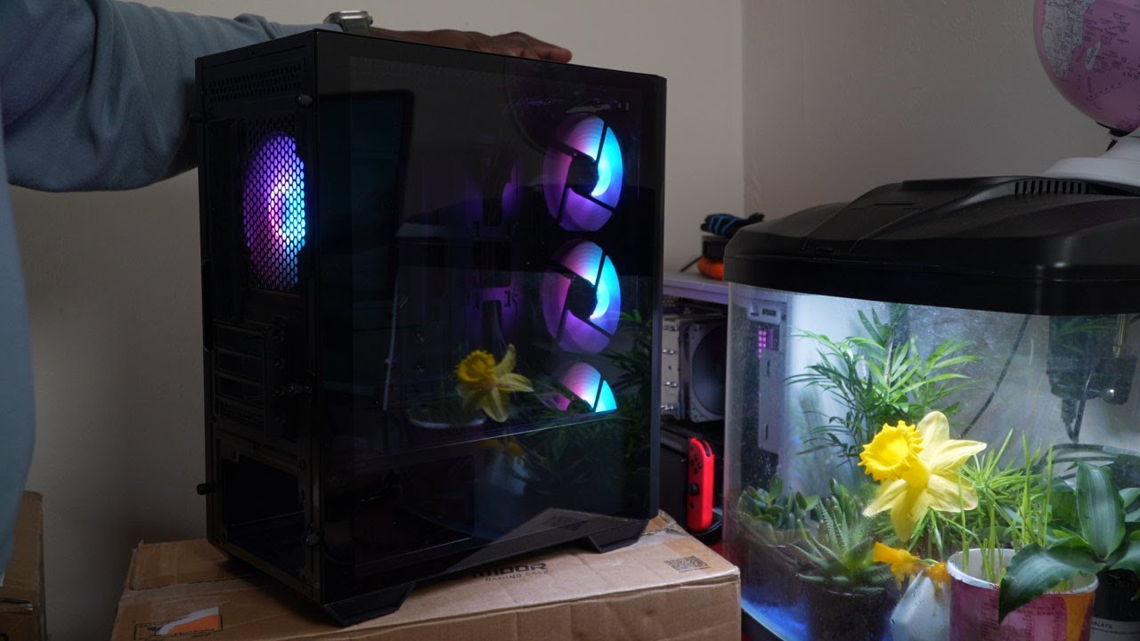Речь идет о корпусе MSI MAG Forge M100R формата Micro-ATX.