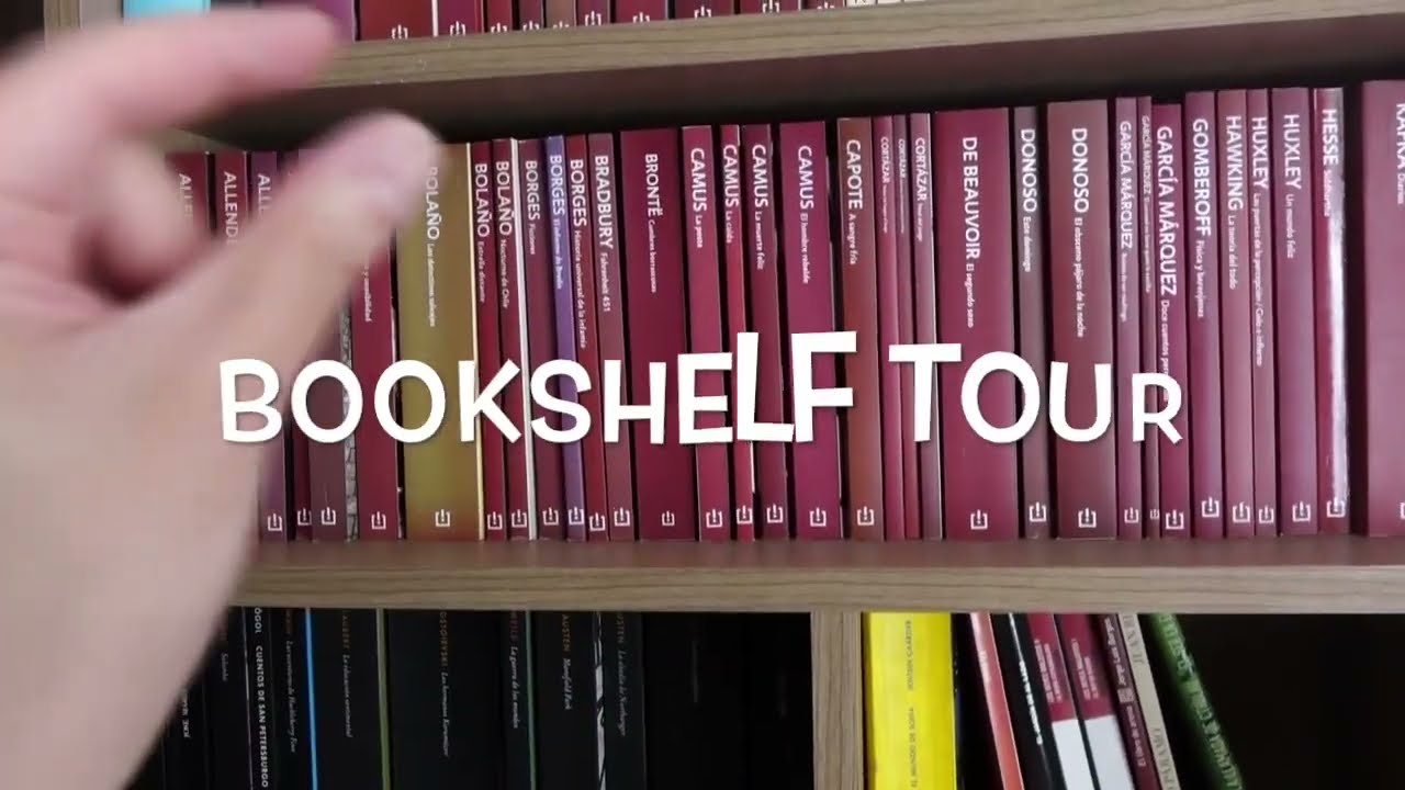 Recorrido por mi librero o biblioteca. (Me compré un librero para mi exceso de libros)