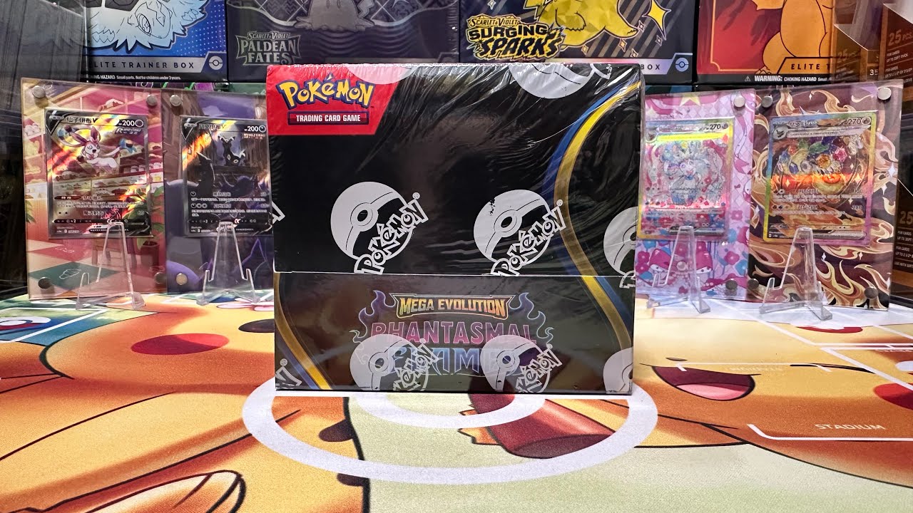 Я открыл бустер Phantasmal Flames на английском языке (PFL) #MooMooPTCG #Pokemon