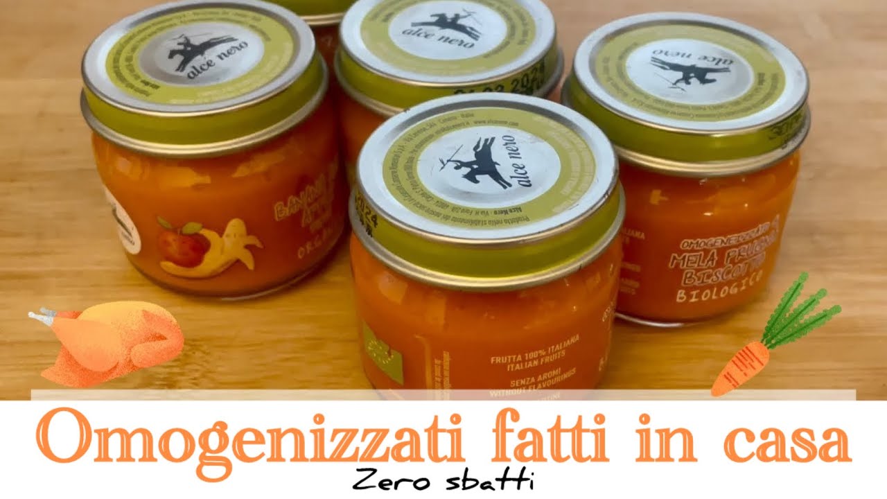 Omogenizzati fatti in casa