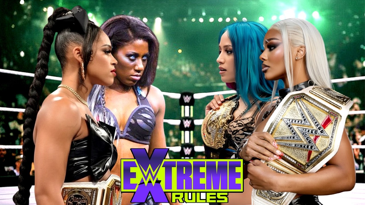WWE Extreme Rules Match: Bianca Belair & Athena vs Sasha Banks & Jade Cargill | 20-Feb-2026