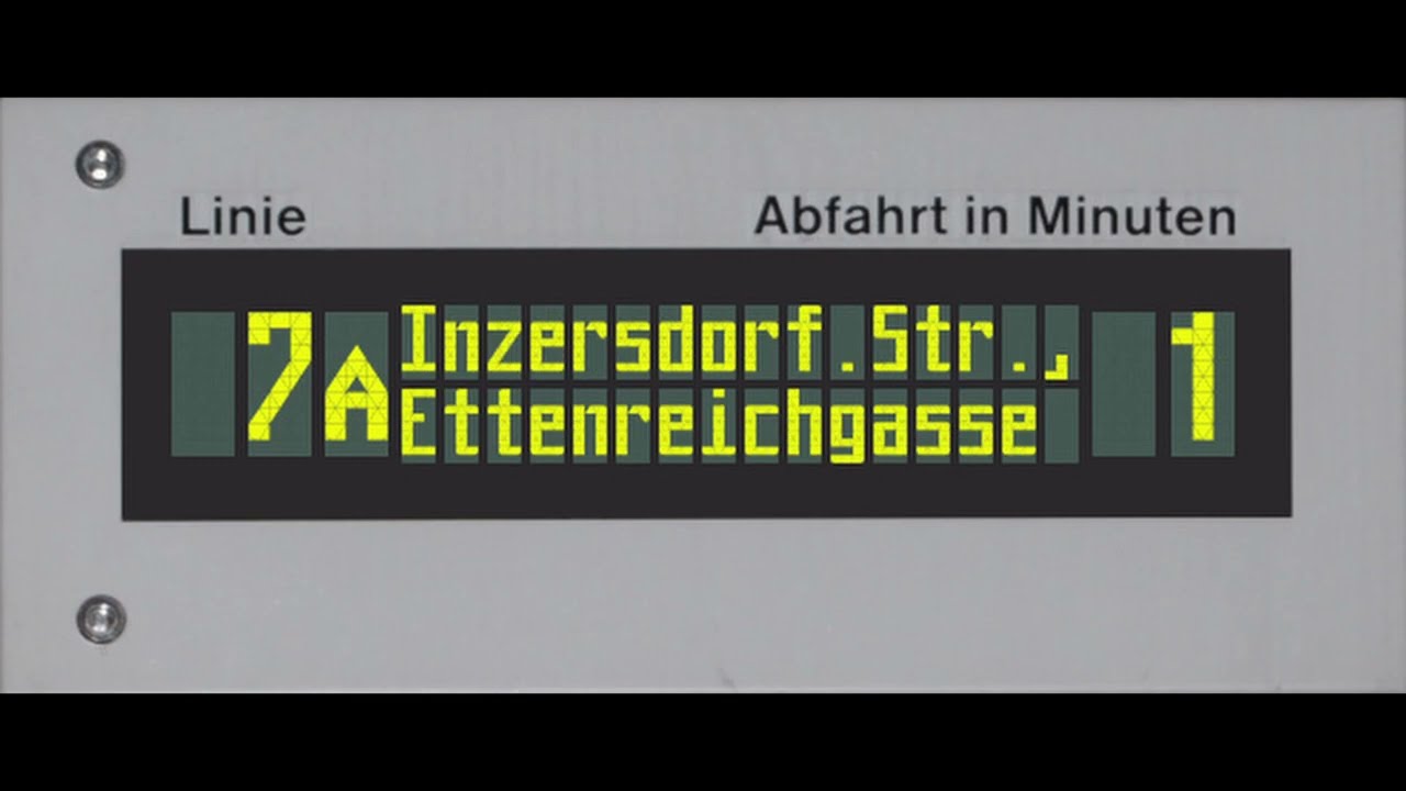 Wiener Linien Ansagen - Linie 7A Fahrtrichtung 1 (2012; Franz Kaida)