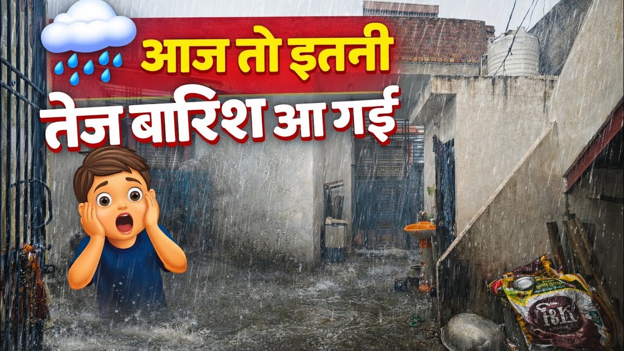 Aaj barish kasa agyi🌩️🌨️ yo bhi itni tej 😯🥶!