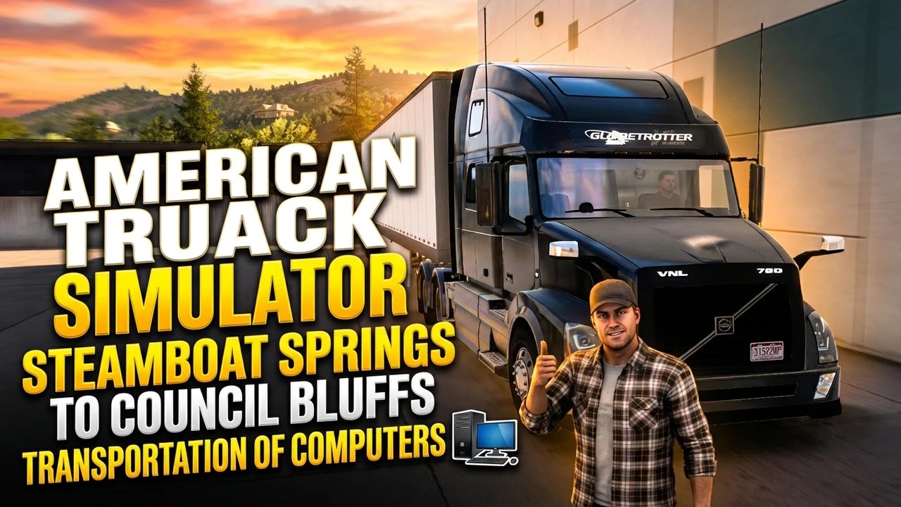 Day 2 American Truck Simulator | From Steamboat Springs to Council Bluffs