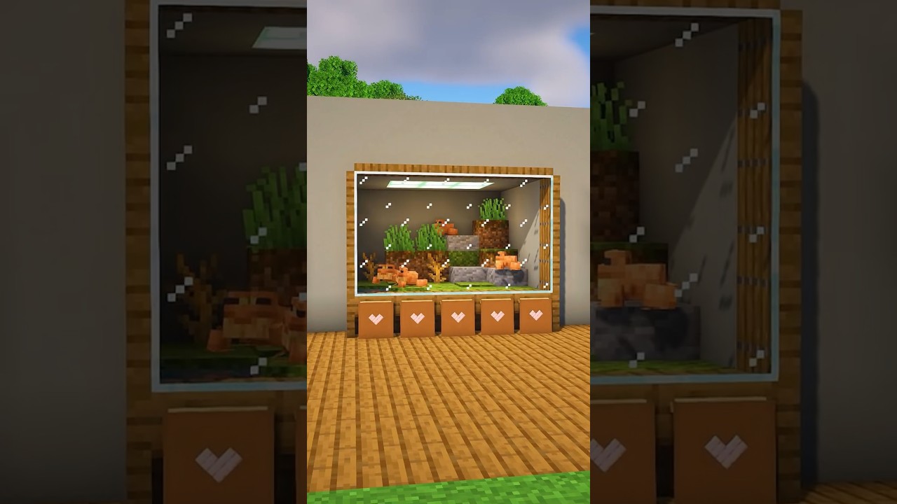 Minecraft Frog Terrarium 🐸
