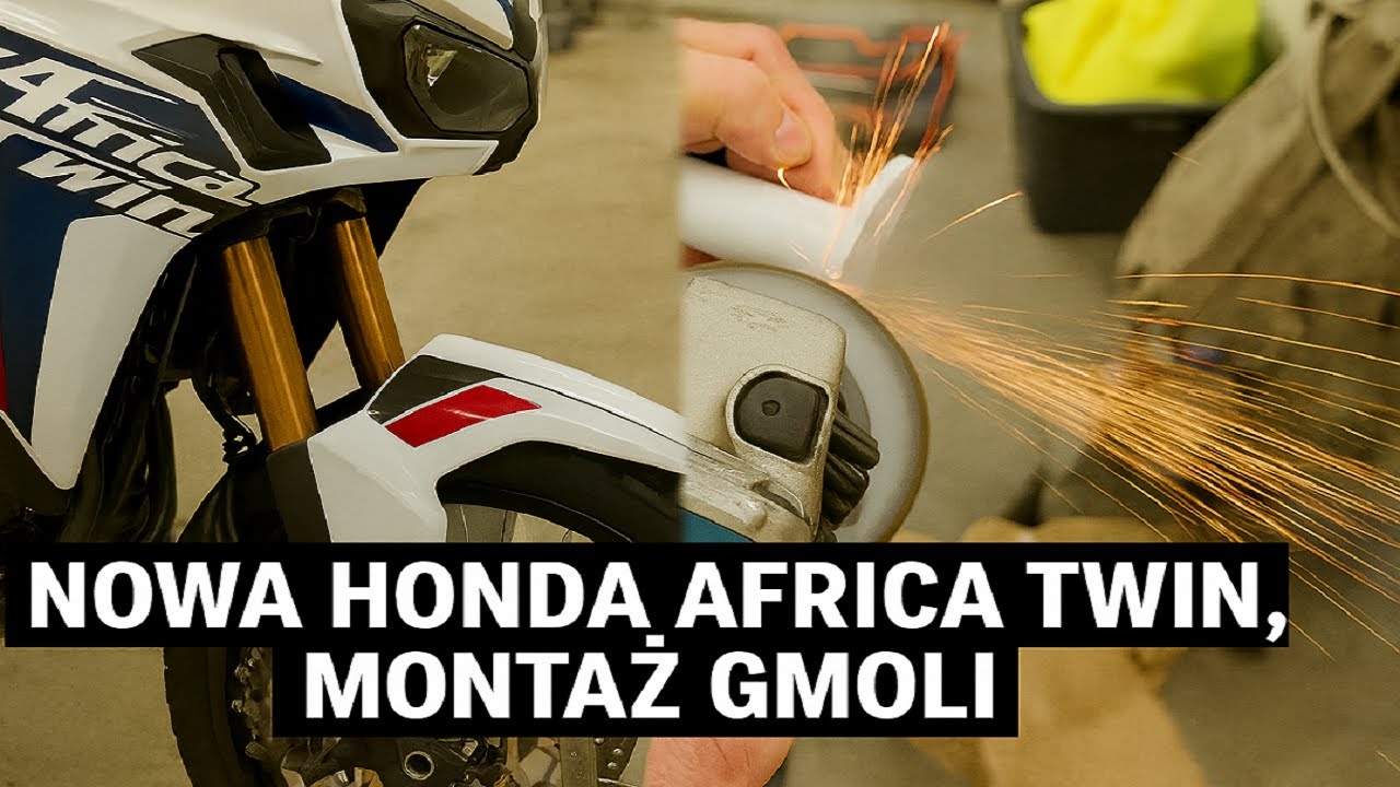 HONDA Africa Twin 2025, montaż gmoli Garda
