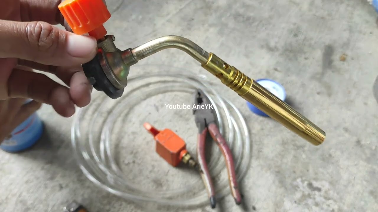 Cara Membuat Alat Isi Gas Kaleng Portable Dari Gas 3 KG