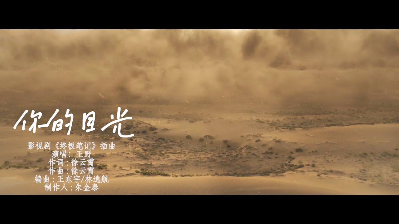 『MV』妳的目光（影視劇《終極筆記》插曲） - 王野【動態歌詞/with Lyrics】