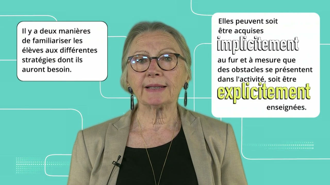 Motivation et métacognition 15: Quelles stratégies métacognitives faut-il enseigner, et comment ?