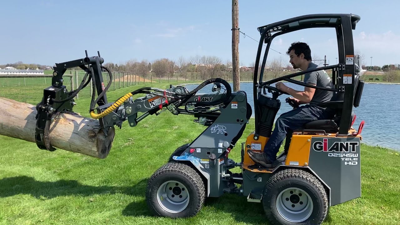 Giant D254SW TELE with Branch Manager Mini Log Grapple