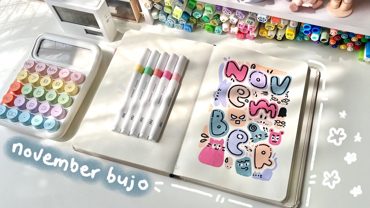 Bullet Journal Tháng 11 / 2023 | Happy Hidari