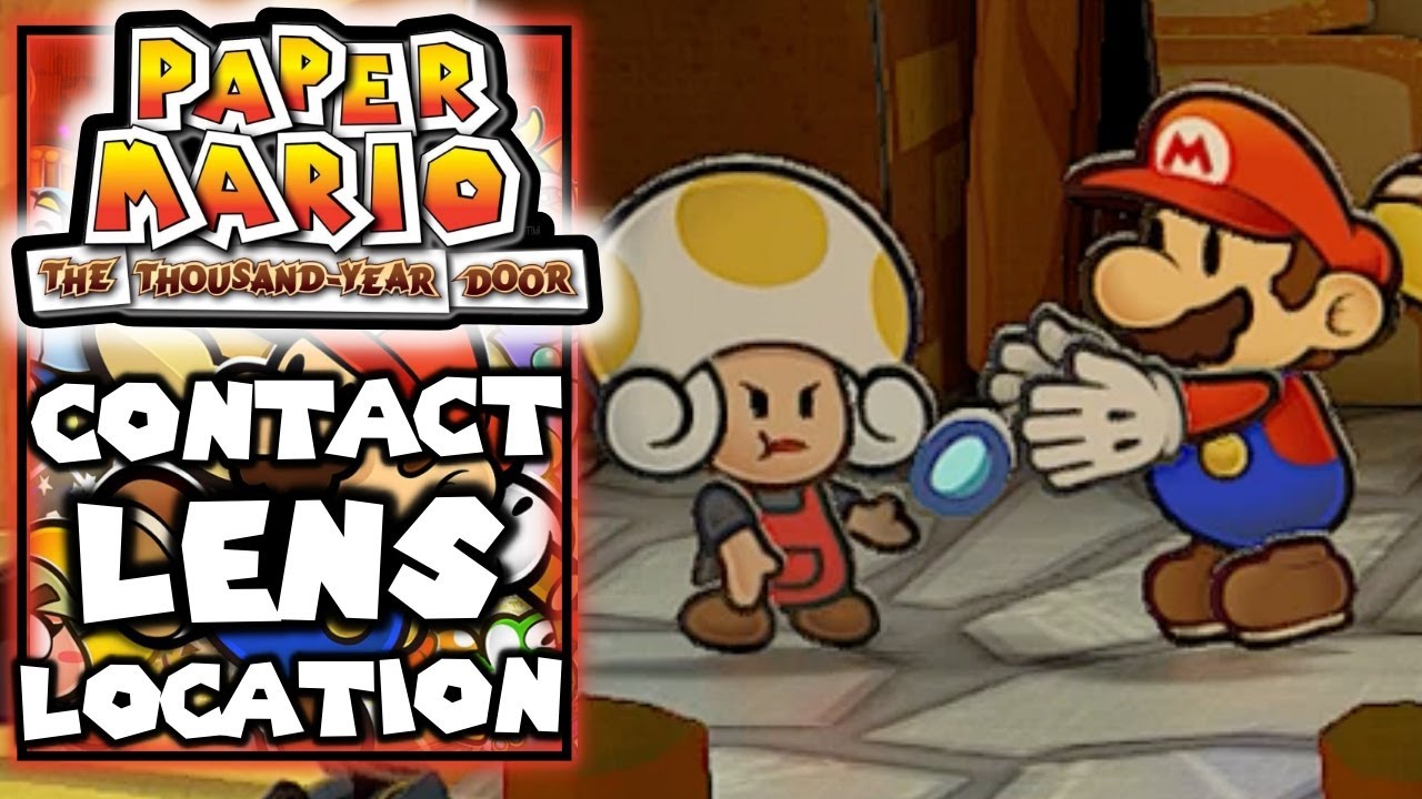 Where to Find the Contact Lens in Paper Mario The Thousand Year Door - Gain Access to Rogueport West
