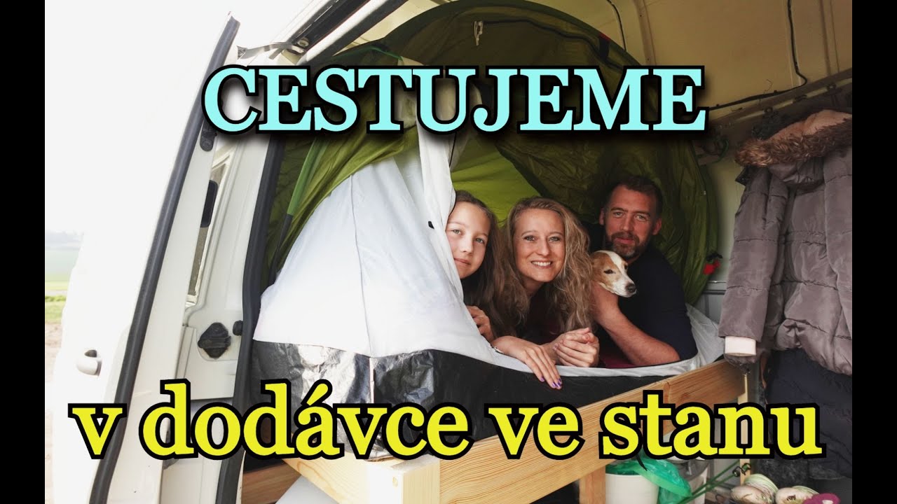 LEVNÁ OBYTNÁ VESTAVBA | SPÍME V DODÁVCE VE STANU | Cestování po ČR - Pouť, Český Šternberk, Tábor