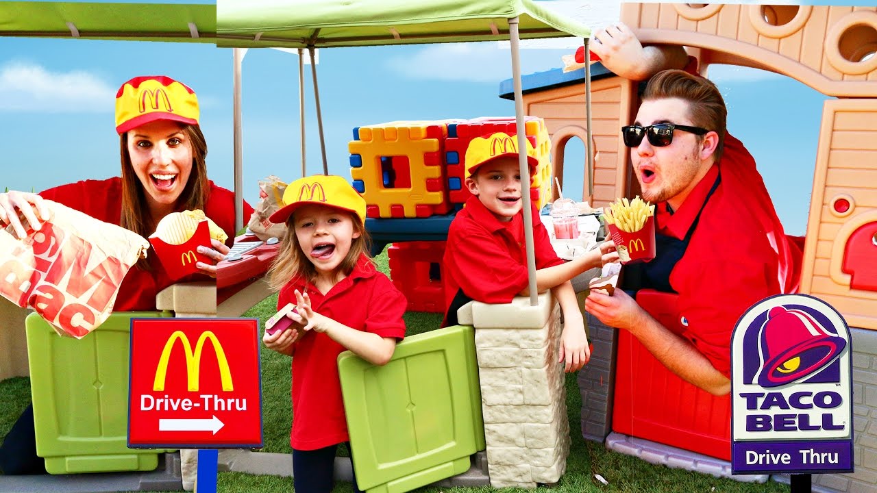 McDonalds Drive Thru Taco Bell vs McDonalds Parody & Compilation