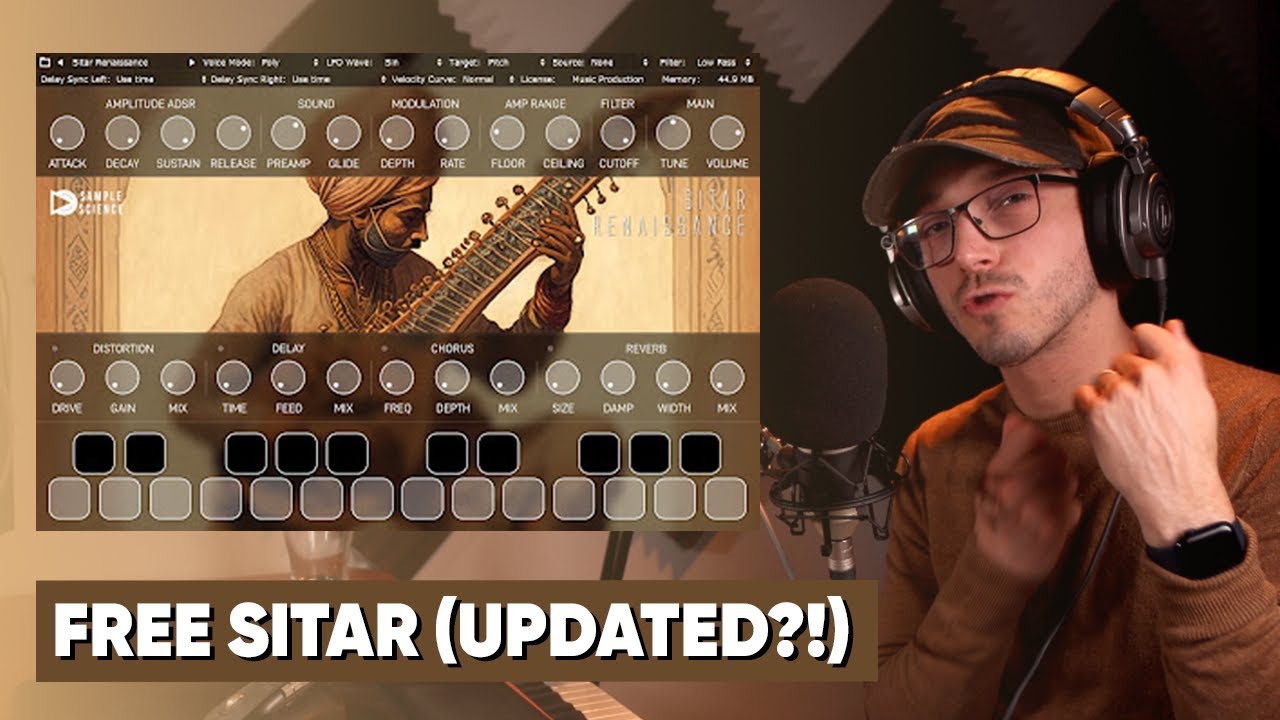 FREE Sitar (Version 2) VST by Sample Science