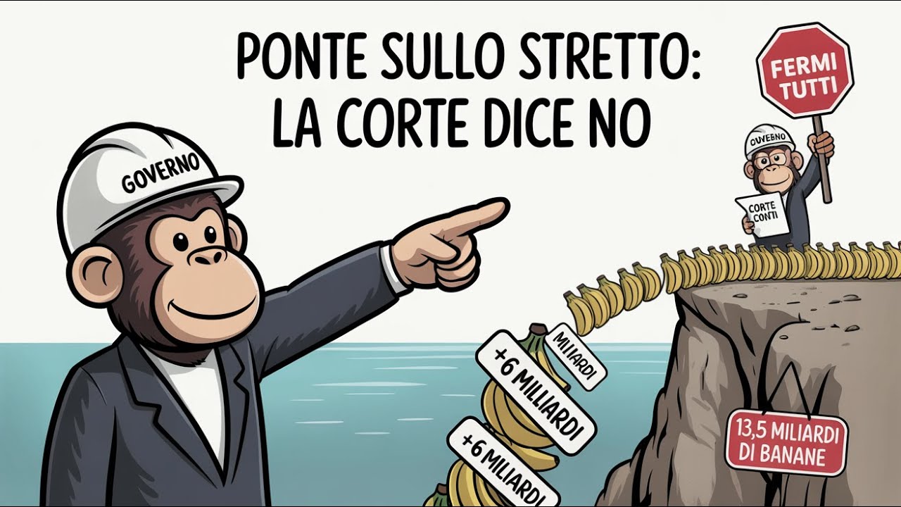 🚧 Perché la Corte dei Conti ha detto NO al Ponte sullo Stretto 🍌