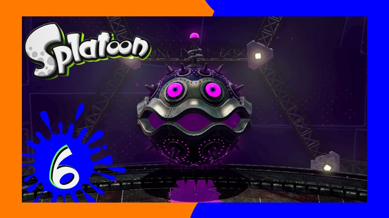 Lets Play Splatoon 1 Story Mode Folge 6 Käpt'n Kuttelfisch wird entführt BOSS Kampf gegen Oktovolver