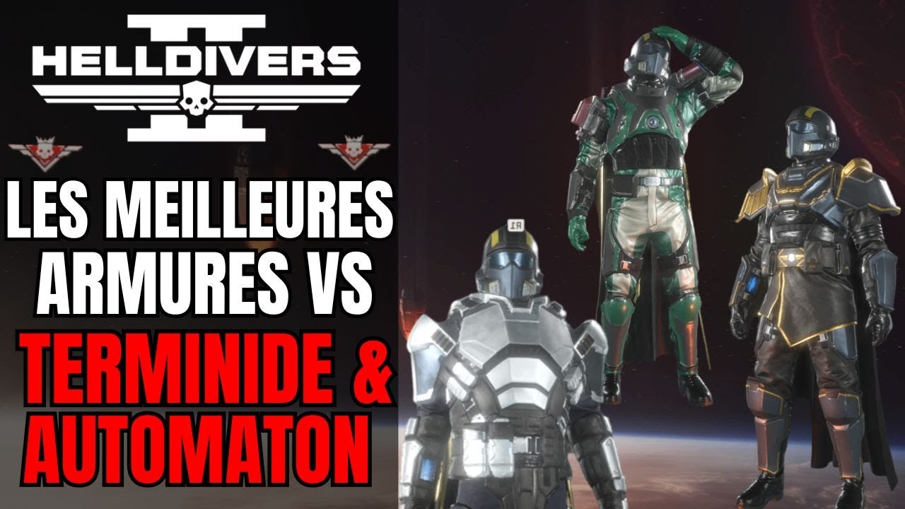 La MEILLEURE ARMURE dans Helldivers 2 contre les TERMINIDES & AUTOMATONS 🦾 Guide & Astuce